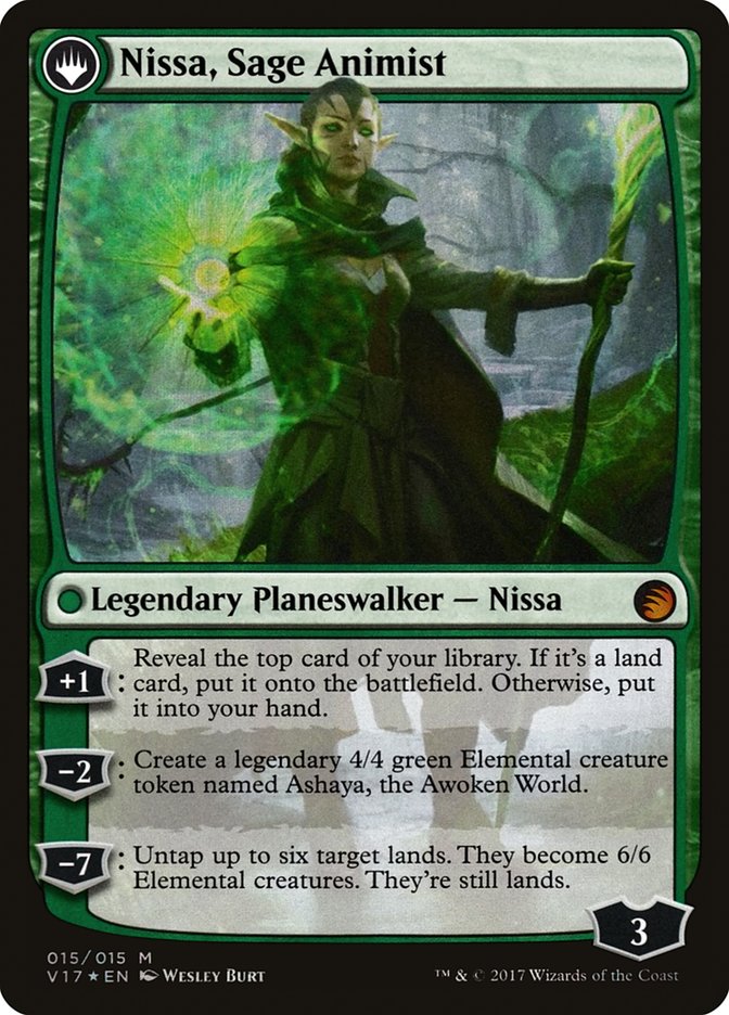 Nissa, Vastwood Seer // Nissa, Sage Animist [From the Vault: Transform] | Good Games Cannington
