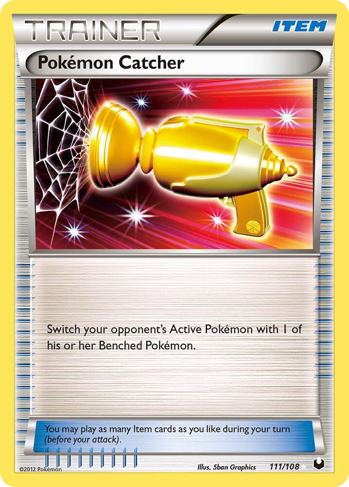 Pokemon Catcher Gold 111/108 (Dark Explorers)  - Holofoil | Good Games Cannington