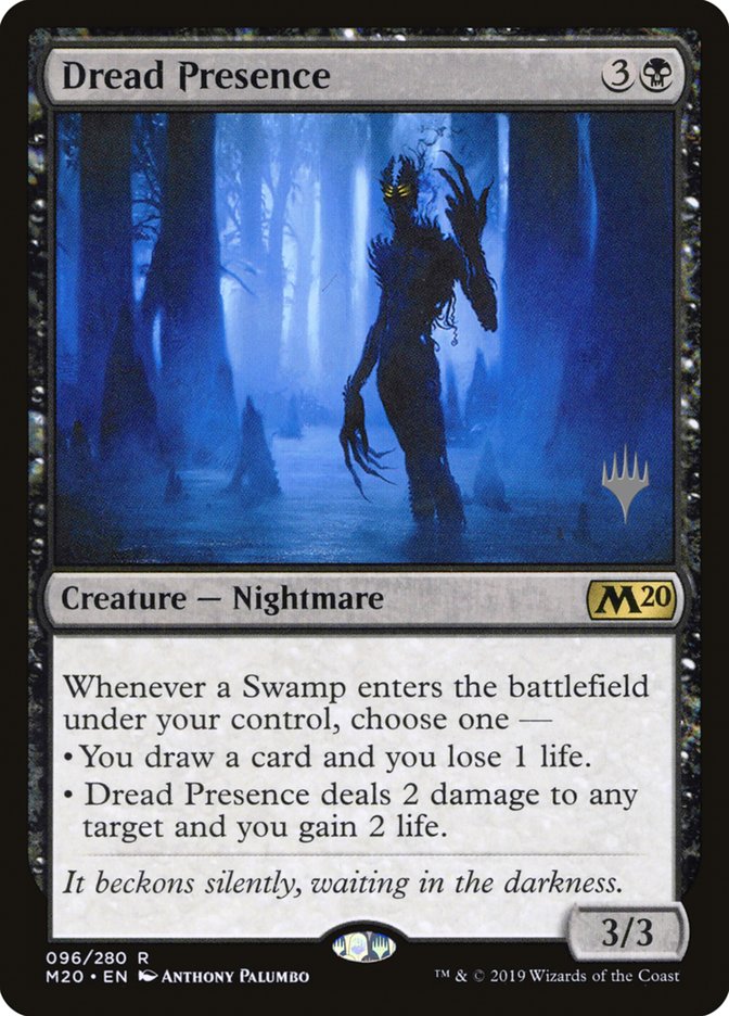 Dread Presence (Promo Pack) [Core Set 2020 Promos] | Good Games Cannington