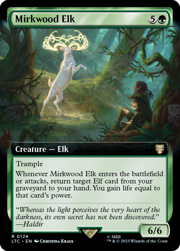 Mirkwood Elk (Extended Art) [The Lord of the Rings: Tales of Middle-Earth Commander] | Good Games Cannington