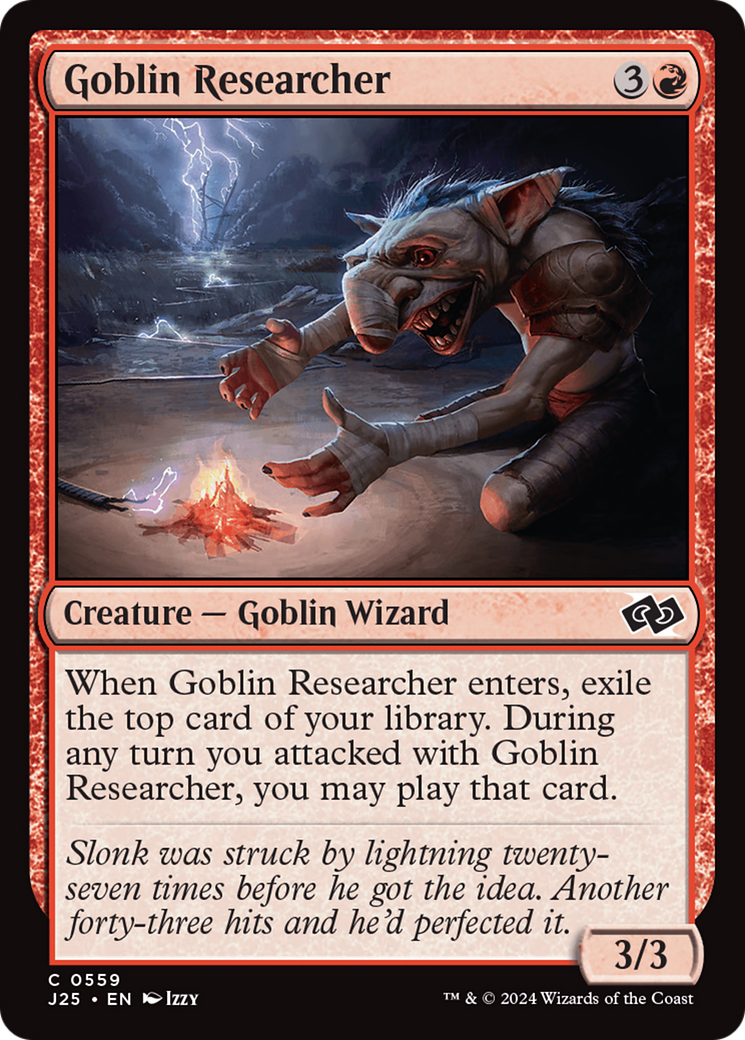 Goblin Researcher [Foundations Jumpstart] | Good Games Cannington