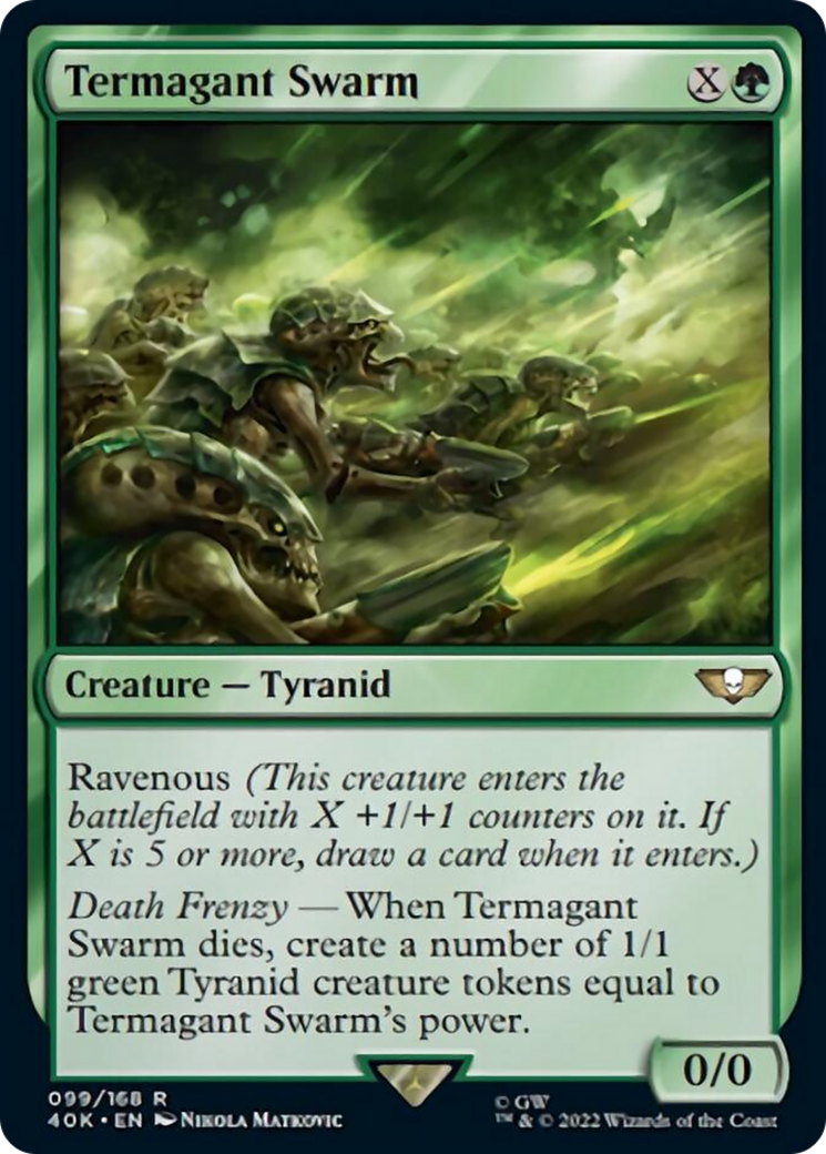 Termagant Swarm (Surge Foil) [Warhammer 40,000] | Good Games Cannington