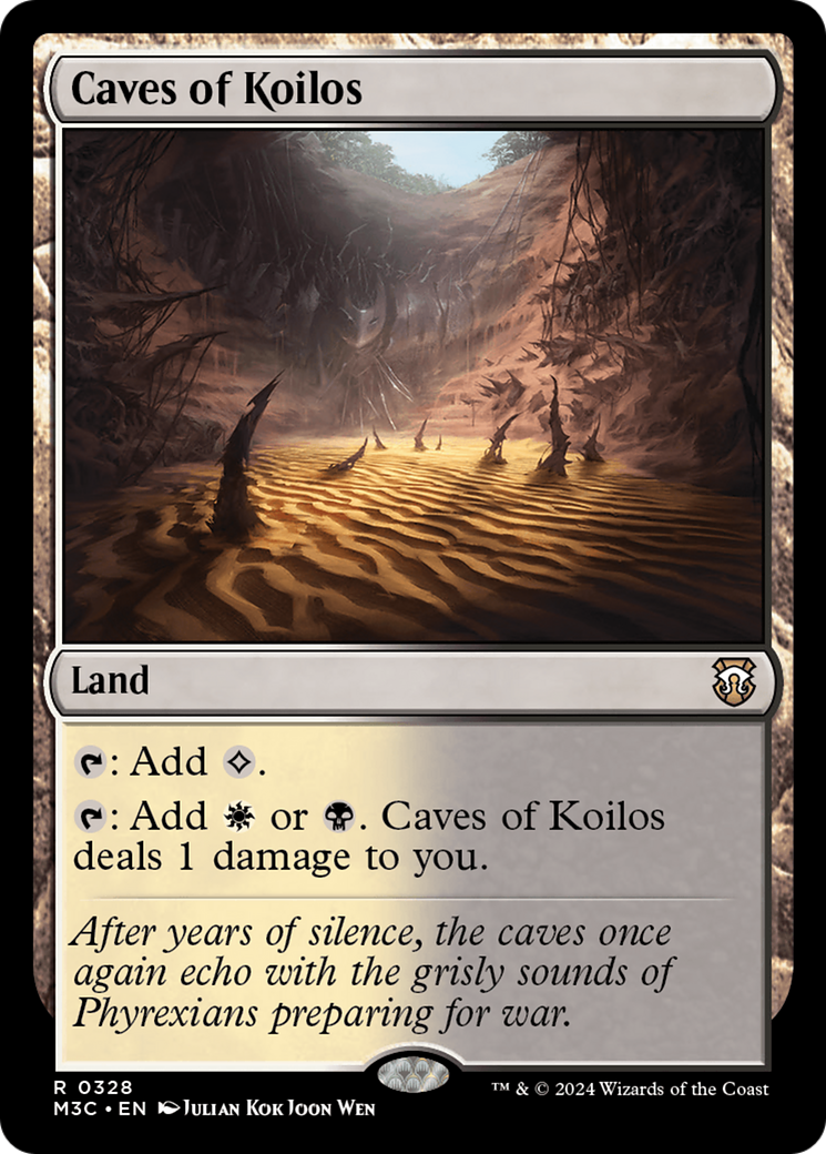 Caves of Koilos (Ripple Foil) [Modern Horizons 3 Commander] | Good Games Cannington