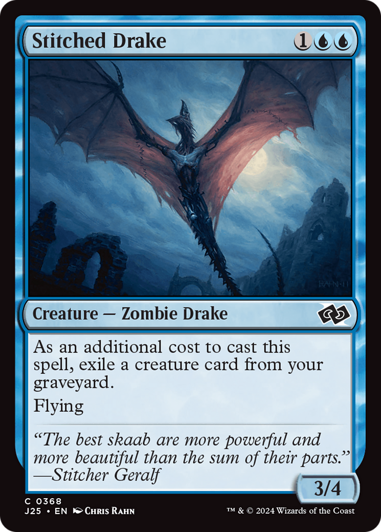 Stitched Drake [Foundations Jumpstart] | Good Games Cannington