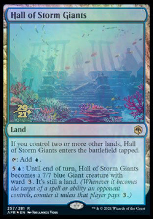 Hall of Storm Giants [Dungeons & Dragons: Adventures in the Forgotten Realms Prerelease Promos] | Good Games Cannington