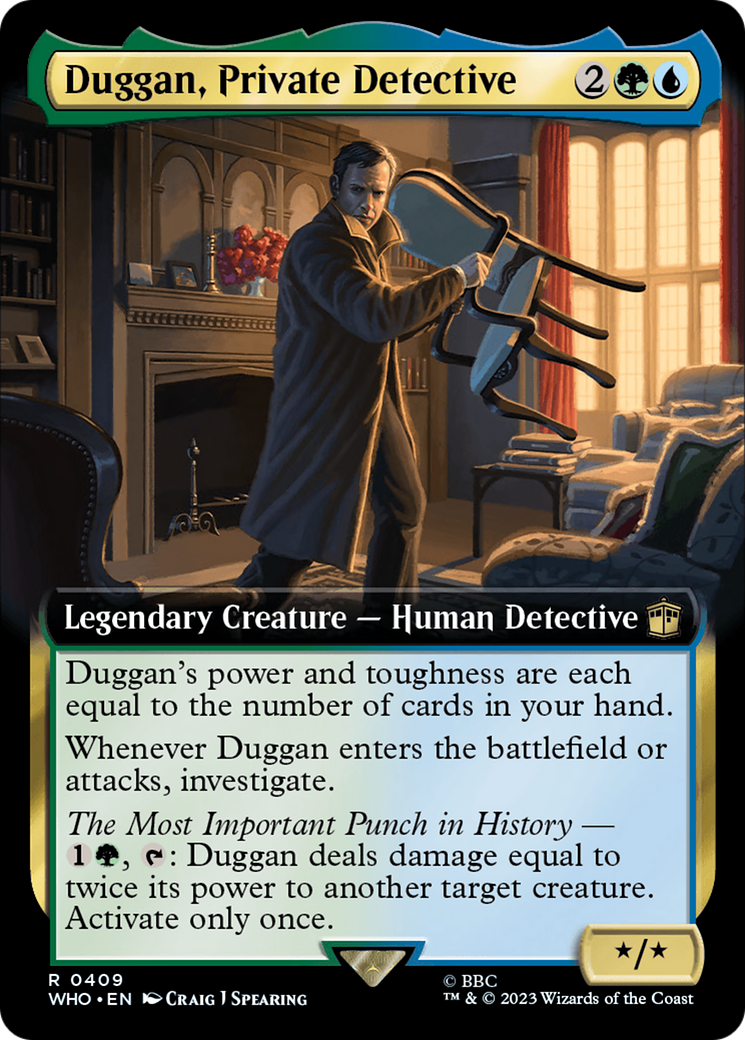 Duggan, Private Detective (Extended Art) [Doctor Who] | Good Games Cannington