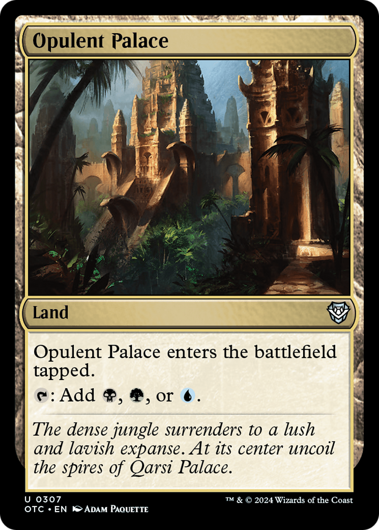 Opulent Palace [Outlaws of Thunder Junction Commander] | Good Games Cannington