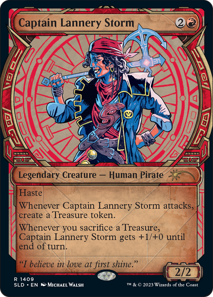 Captain Lannery Storm (Rainbow Foil) [Secret Lair Drop Series] | Good Games Cannington