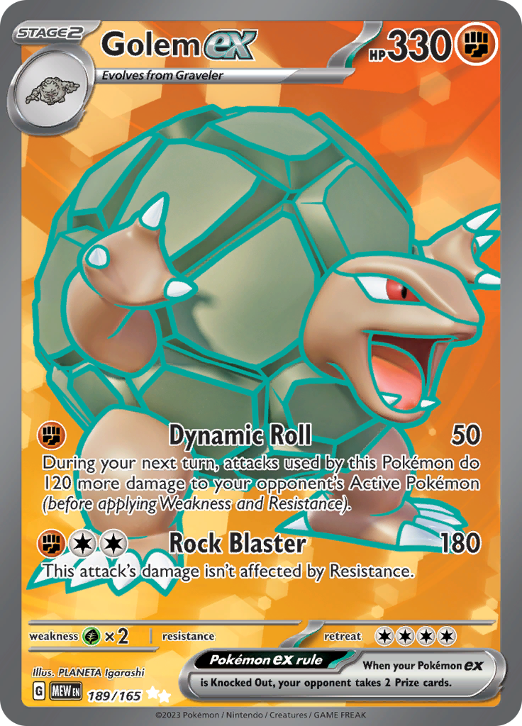 Golem ex (189/165) [Scarlet & Violet 151] | Good Games Cannington