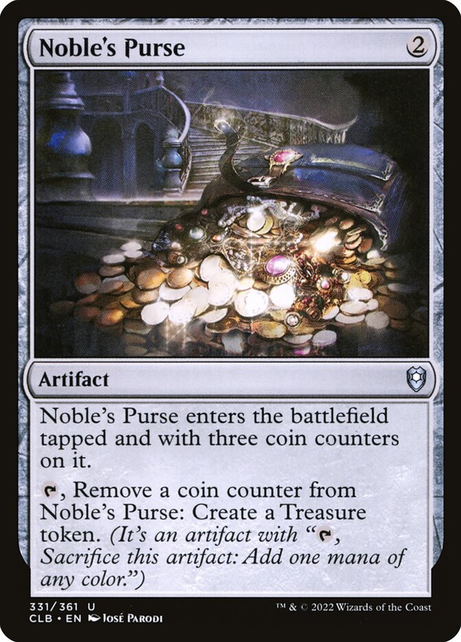 Noble's Purse 331 (Commander Legends: Battle for Baldur's Gate)  | Good Games Cannington