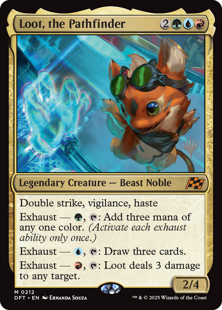 Loot, the Pathfinder (Promo Pack) [Aetherdrift Promos] | Good Games Cannington