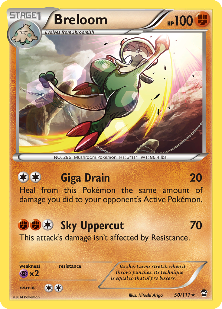 Breloom (50/111) [XY: Furious Fists] | Good Games Cannington