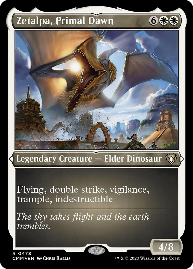 Zetalpa, Primal Dawn (Foil Etched) [Commander Masters] | Good Games Cannington