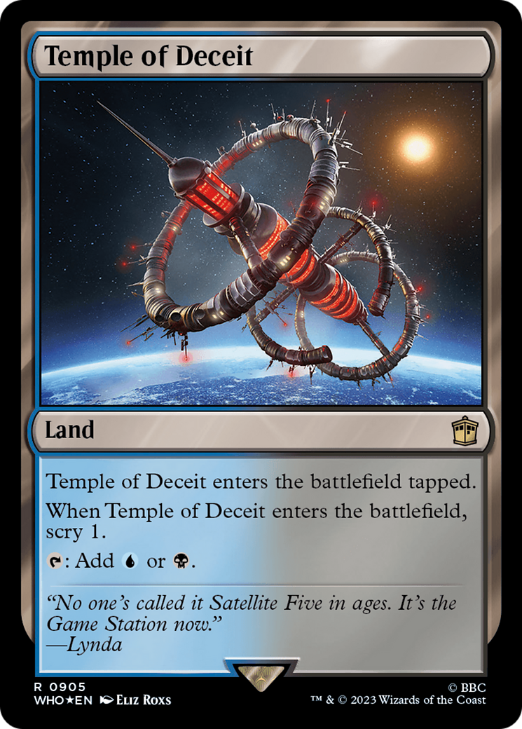 Temple of Deceit (Surge Foil) [Doctor Who] | Good Games Cannington