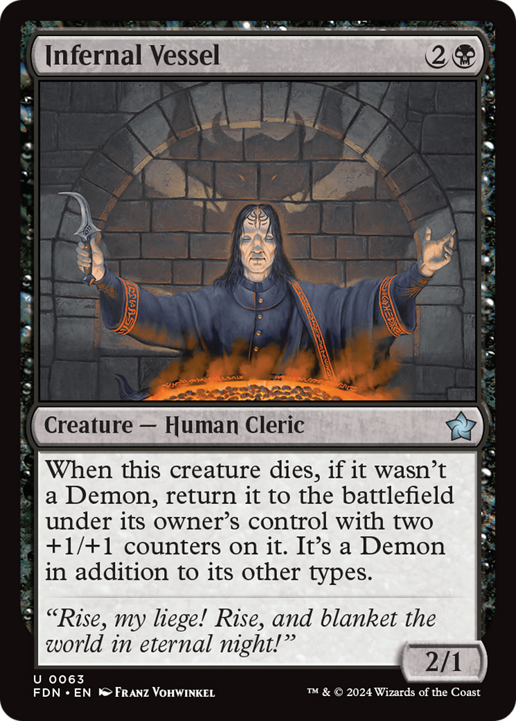 Infernal Vessel [Foundations] | Good Games Cannington