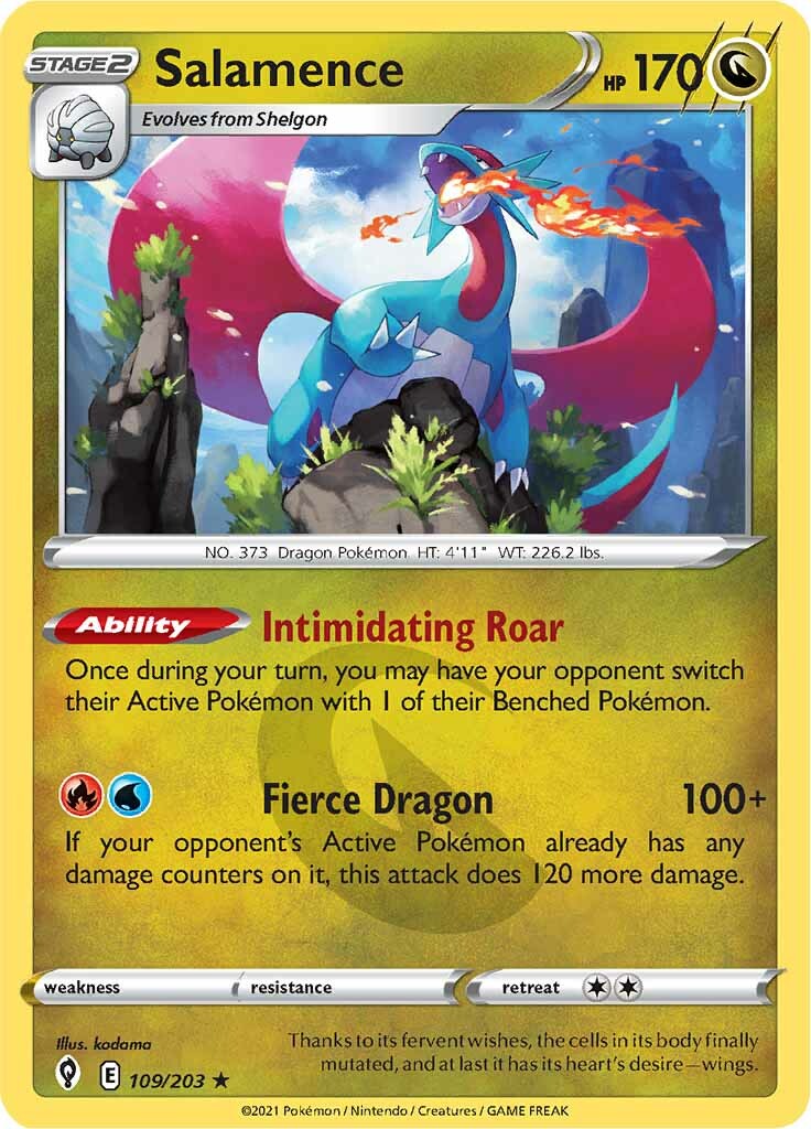 Salamence (109/203) [Sword & Shield: Evolving Skies] | Good Games Cannington