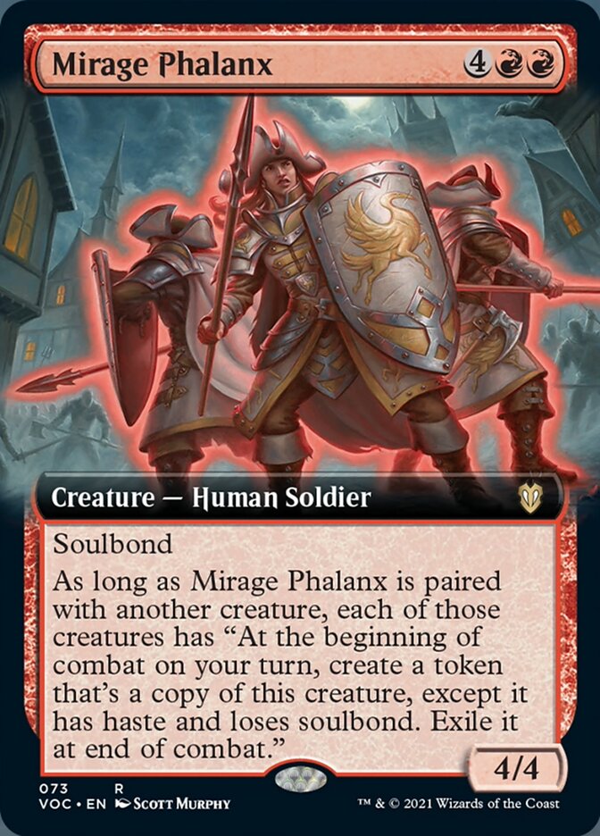 Mirage Phalanx (Extended Art) [Innistrad: Crimson Vow Commander] | Good Games Cannington