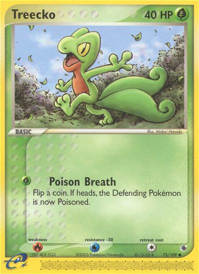 Treecko (75/109) [EX: Ruby & Sapphire] | Good Games Cannington