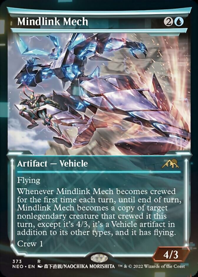 Mindlink Mech (Showcase Soft Glow) [Kamigawa: Neon Dynasty] | Good Games Cannington