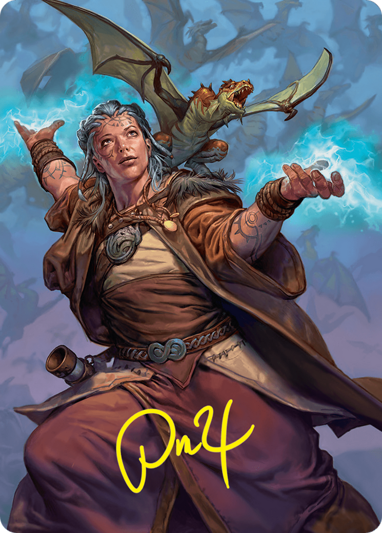 Drake Hatcher 2 Art Card (29/54) (Gold-Stamped Signature) [Foundations Art Series] | Good Games Cannington