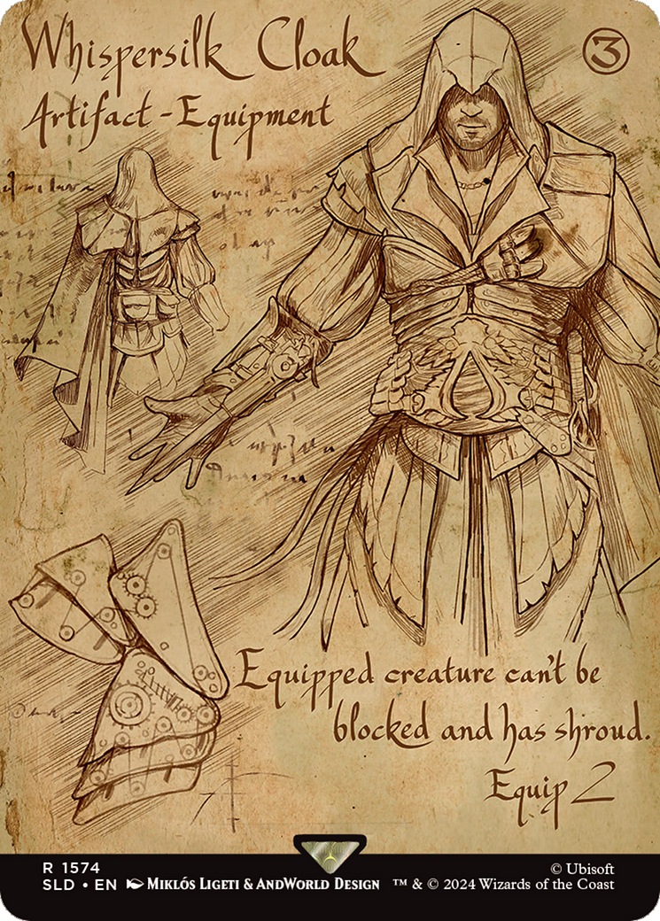 Whispersilk Cloak [Secret Lair Drop Series] | Good Games Cannington
