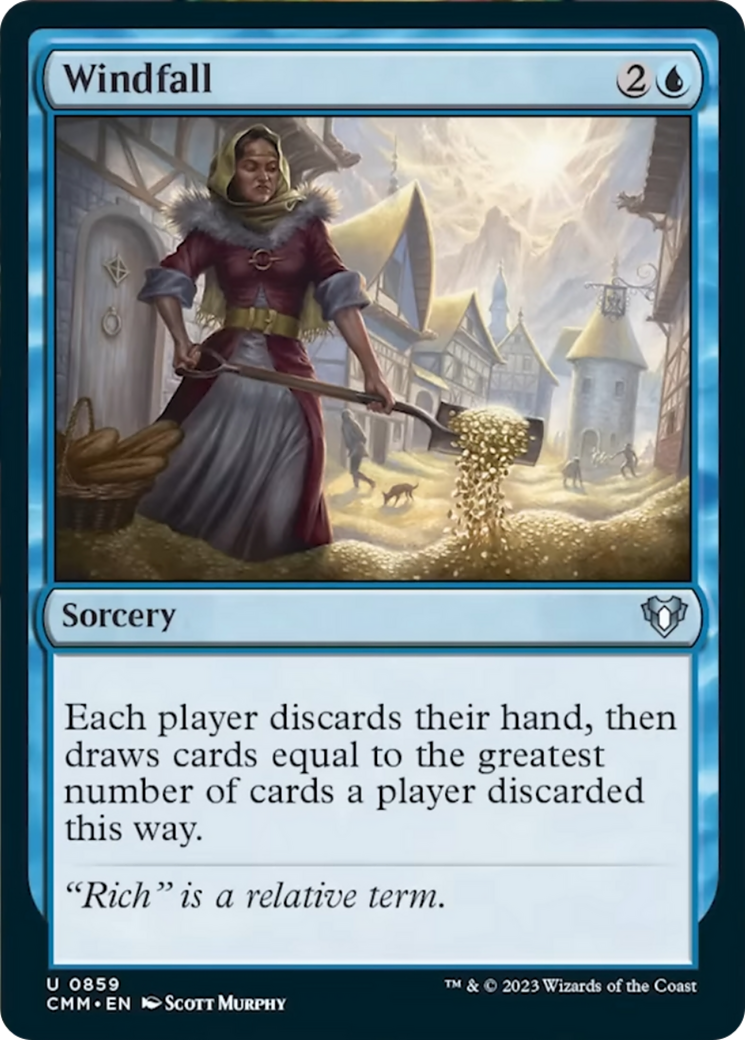 Windfall [Commander Masters] | Good Games Cannington