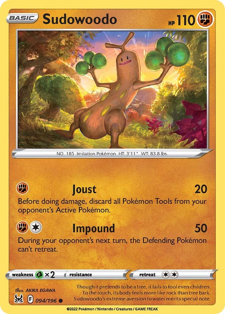 Sudowoodo (094/196) [Sword & Shield: Lost Origin] | Good Games Cannington