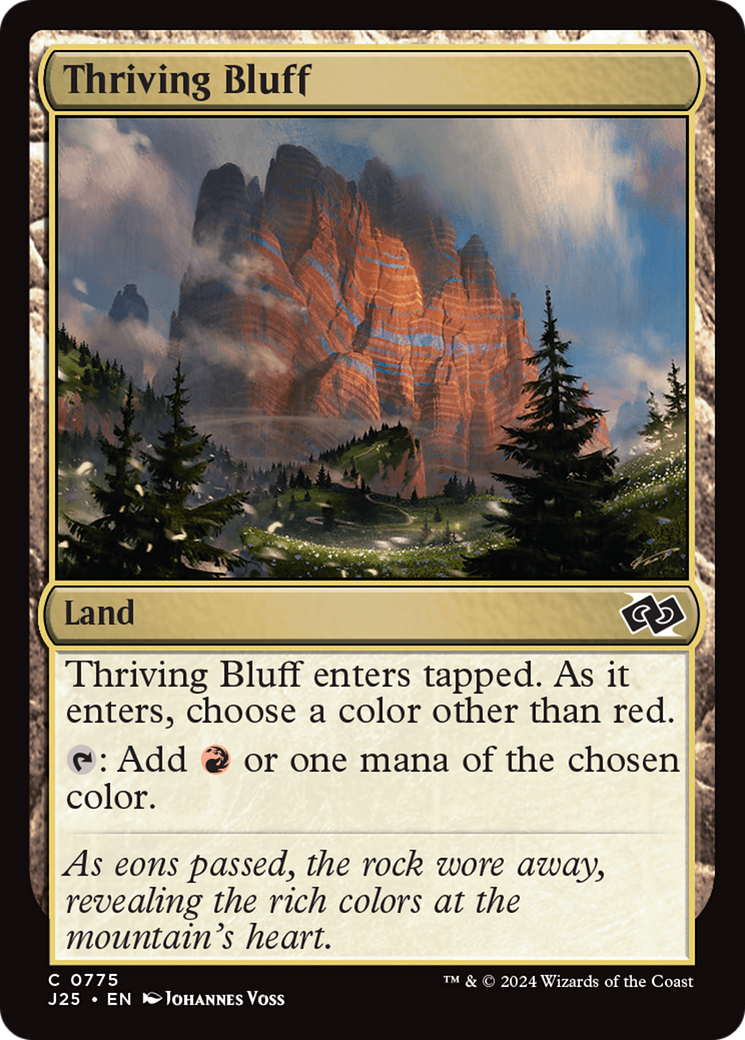 Thriving Bluff [Foundations Jumpstart] | Good Games Cannington
