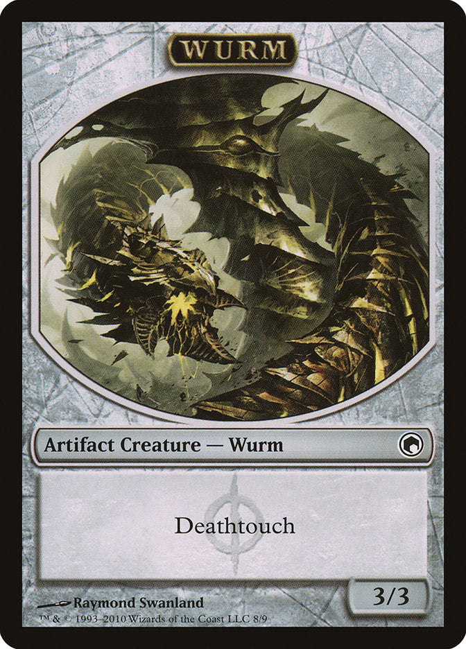 Wurm Token (8/9) [Scars of Mirrodin Tokens] | Good Games Cannington