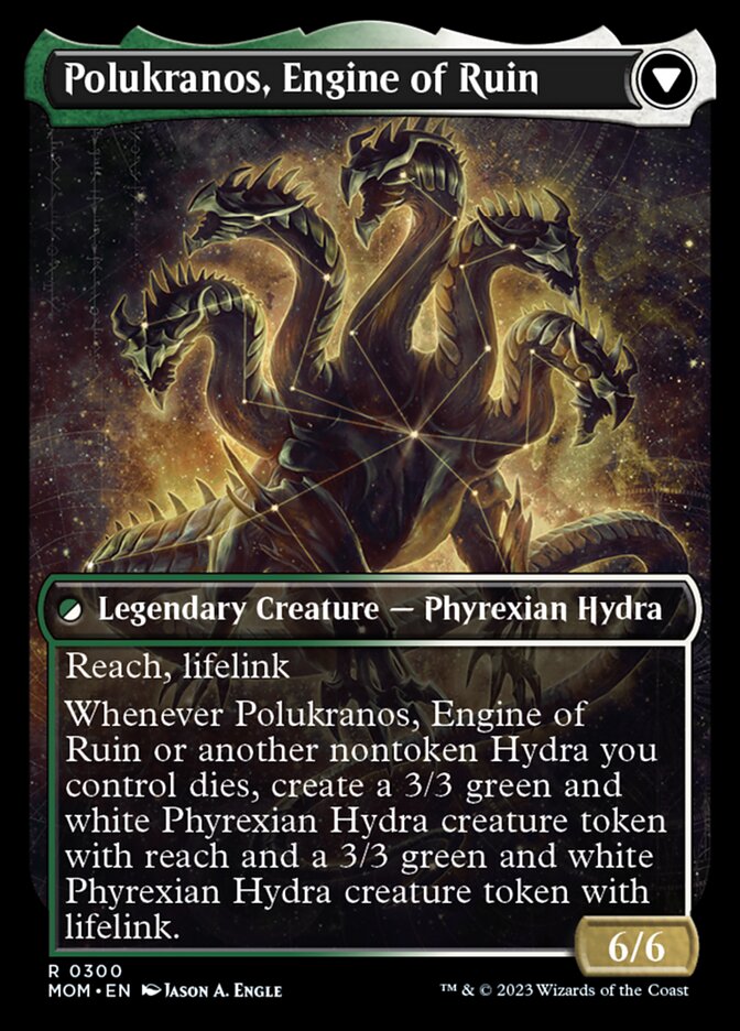 Polukranos Reborn // Polukranos, Engine of Ruin (Showcase Planar Booster Fun) [March of the Machine] | Good Games Cannington