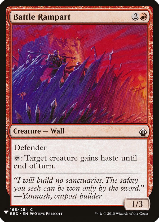 Battle Rampart [Mystery Booster] | Good Games Cannington
