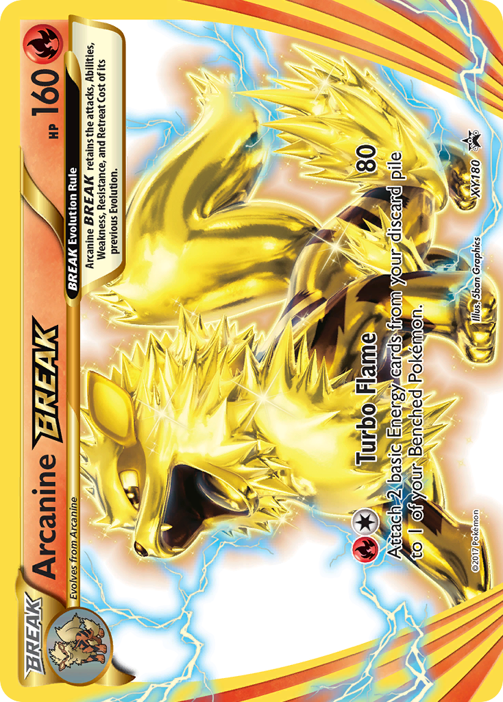 Arcanine BREAK (XY180) [XY: Black Star Promos] | Good Games Cannington