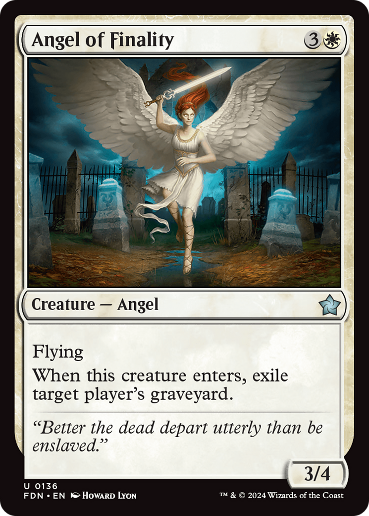 Angel of Finality [Foundations] | Good Games Cannington