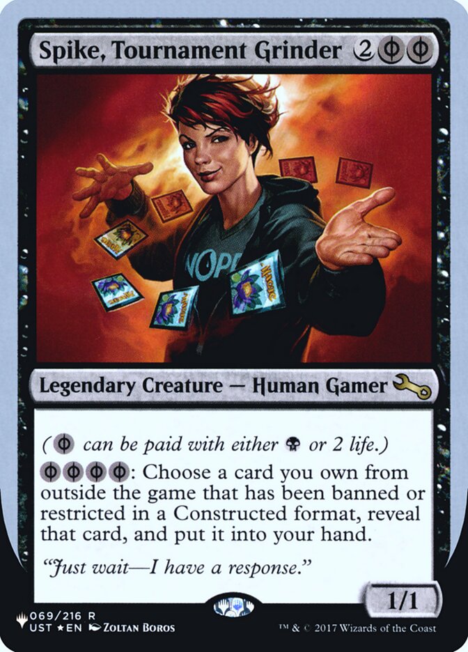Spike, Tournament Grinder (Unfinity Foil Edition) [The List] | Good Games Cannington