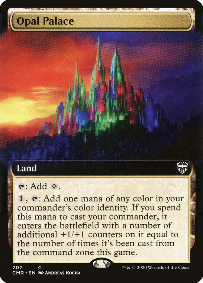 Opal Palace 707 (Commander Legends)  - Extended Art Foil | Good Games Cannington