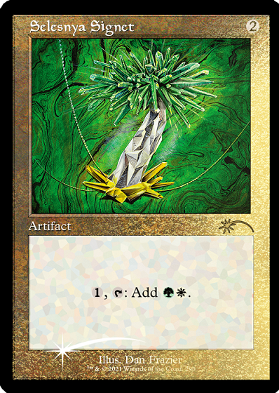 Selesnya Signet (Retro) (Foil Etched) [Secret Lair Drop Series] | Good Games Cannington