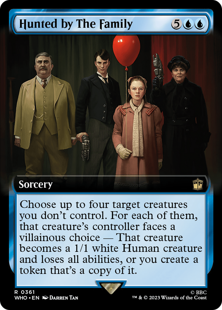Hunted by The Family (Extended Art) [Doctor Who] | Good Games Cannington