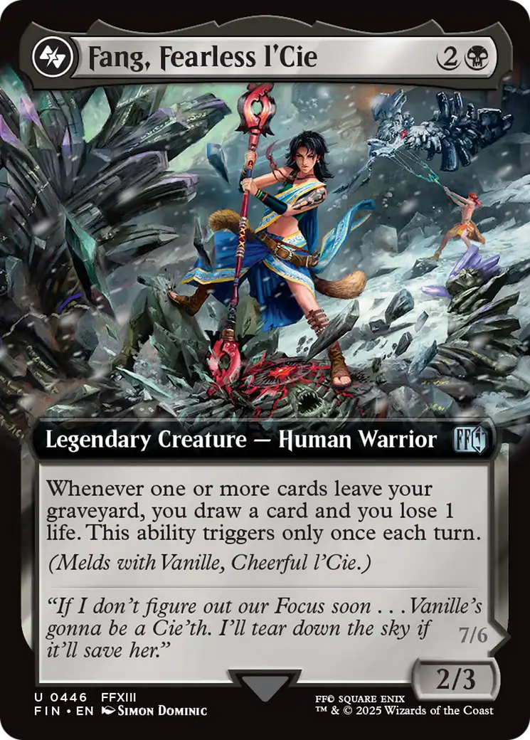 Fang, Fearless l'Cie (Extended Art) [FINAL FANTASY] | Good Games Cannington
