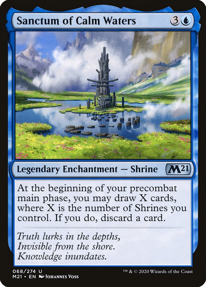 Sanctum of Calm Waters 68 (Core Set 2021)  | Good Games Cannington