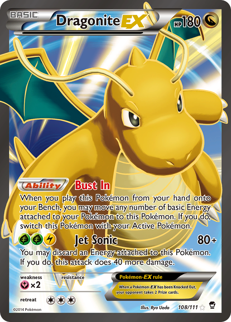 Dragonite EX (108/111) [XY: Furious Fists] | Good Games Cannington
