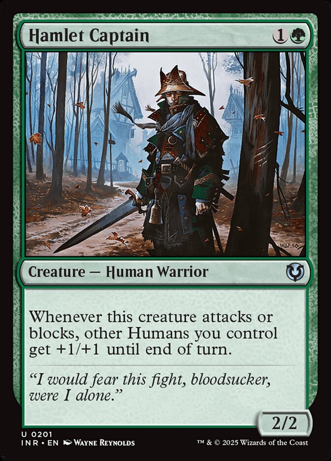 Hamlet Captain 201 (Innistrad Remastered)  - Foil | Good Games Cannington