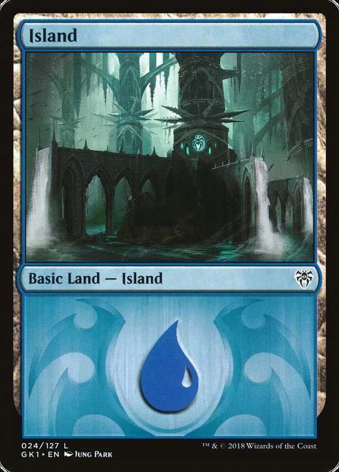 Island (24) [Guilds of Ravnica Guild Kit] | Good Games Cannington