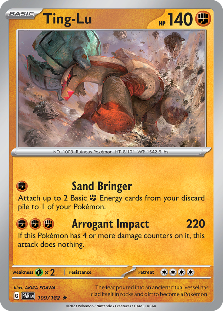 Ting-Lu (109/182) [Scarlet & Violet: Paradox Rift] | Good Games Cannington