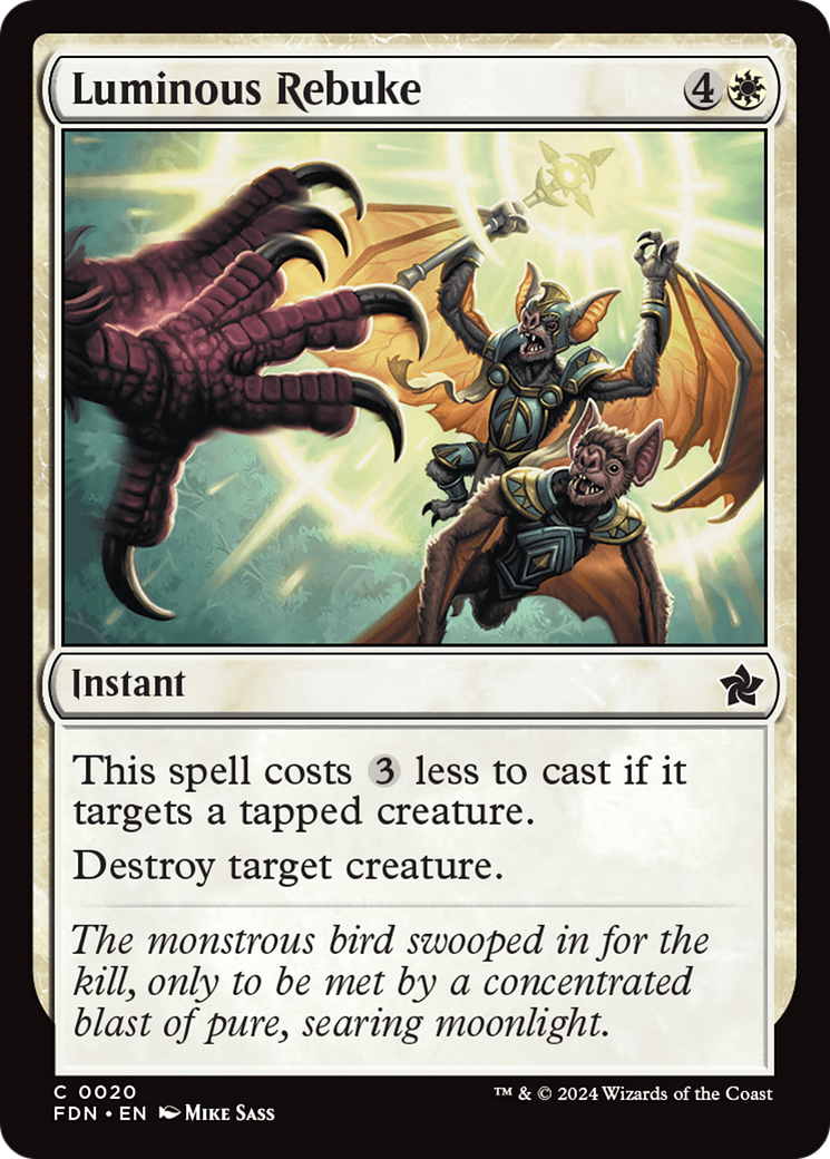 Luminous Rebuke [Foundations] | Good Games Cannington