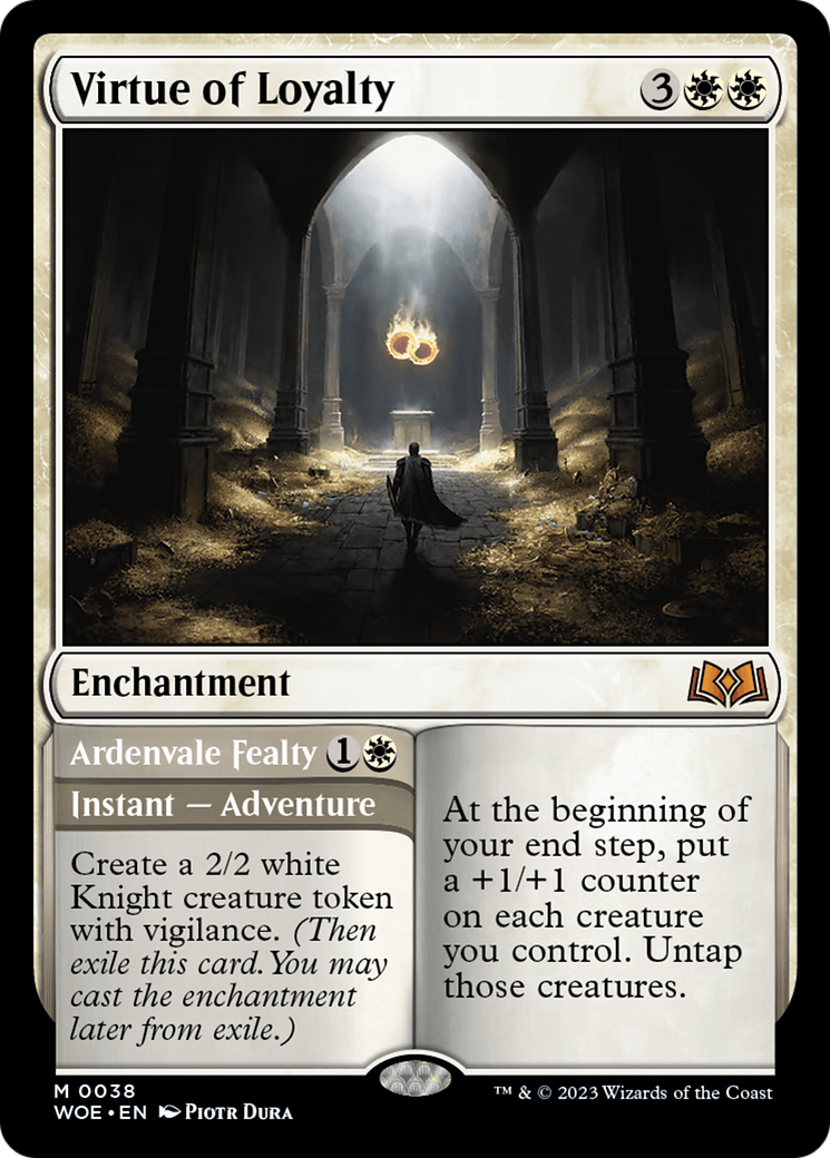 Virtue of Loyalty // Ardvenvale Fealty [Wilds of Eldraine] | Good Games Cannington