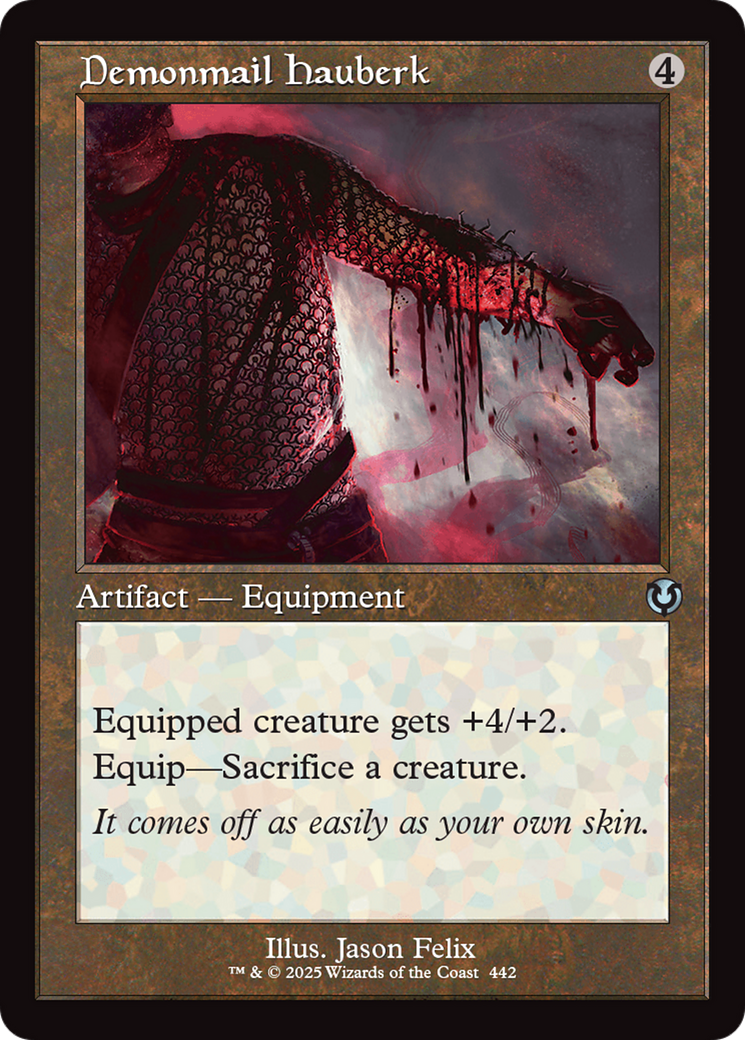 Demonmail Hauberk (Retro Frame) [Innistrad Remastered] | Good Games Cannington