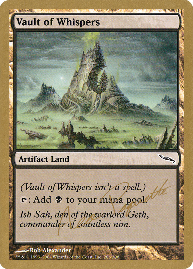 Vault of Whispers (Aeo Paquette) [World Championship Decks 2004] | Good Games Cannington