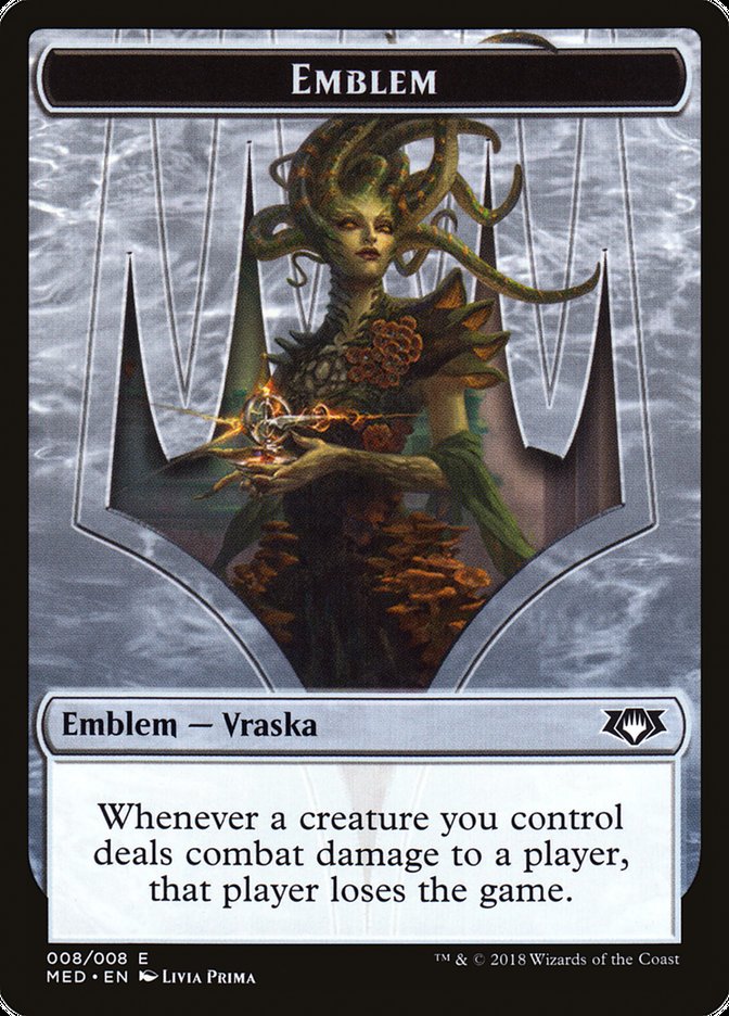 Vraska, Golgari Queen Emblem [Mythic Edition Tokens] | Good Games Cannington