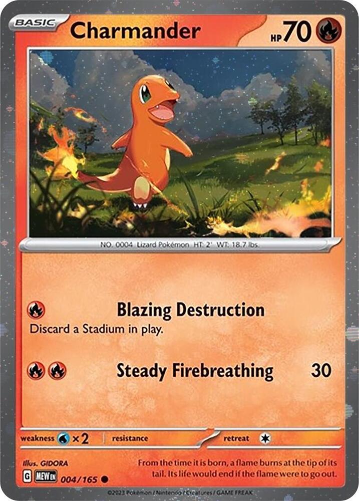Charmander (004) (Cosmos Holo) [Scarlet & Violet: Black Star Promos] | Good Games Cannington