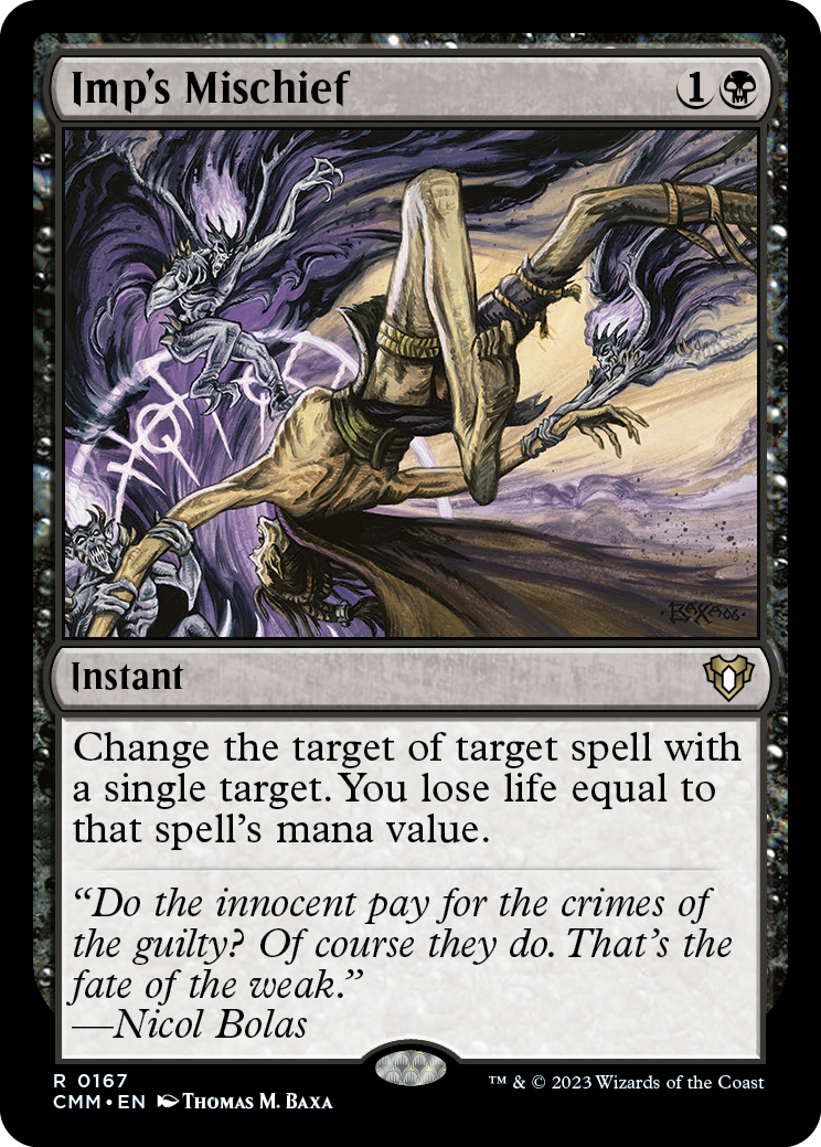 Imp's Mischief [Commander Masters] | Good Games Cannington